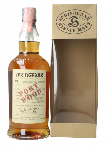 SPRINGBANK 14 Years Old Bottled 2004 70cl 52.8% OB- Port Wood