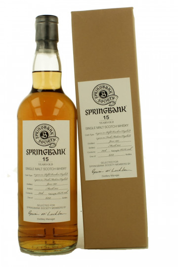 Springbank 15 Year Old 1997 2003 70cl 56.5% OB- Madeira Finish