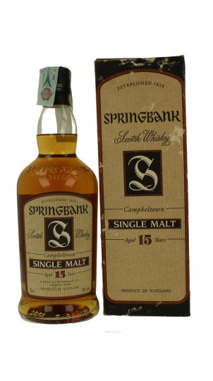 SPRINGBANK 15 YO 70 CL 46% - Products - Whisky Antique, Whisky