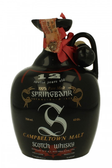 Springbank Campbeltown Scotch Whisky 12 Years Old Bot.70/80's 75cl 43% OB - Ceramic