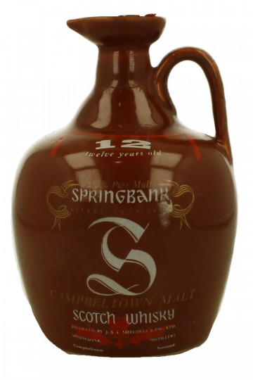 Springbank CampbelTown  Scotch whisky 12 Years Old - Bot.70's-80's 75cl 43% OB-Ceramic Decanter