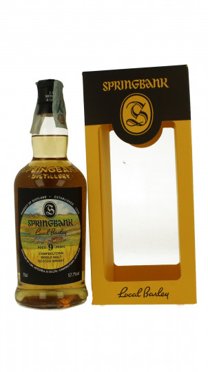 Springbank Campbeltown Scotch Whisky 9 years old 2009 70cl 57.7% LOCAL BARLEY