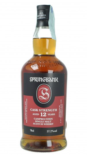 SPRINGBANK Cask Strenght 12yo 70cl 57.2% - OB - Batch #25