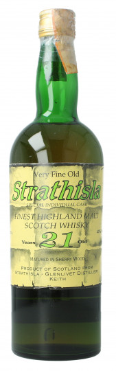 Strathisla Speyside Scotch Whisky 21 Years old Bottled 1989 75cl 40% OB  -Sestante  Cadenhead - Brick Label