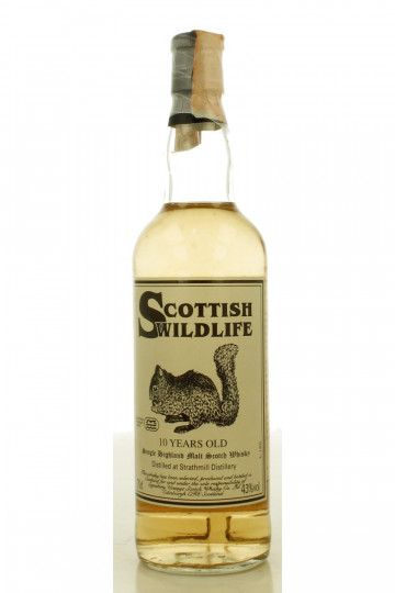 STRATHMILL 10 Year Old 70cl 43% Signatory  -Scottish Wildlife