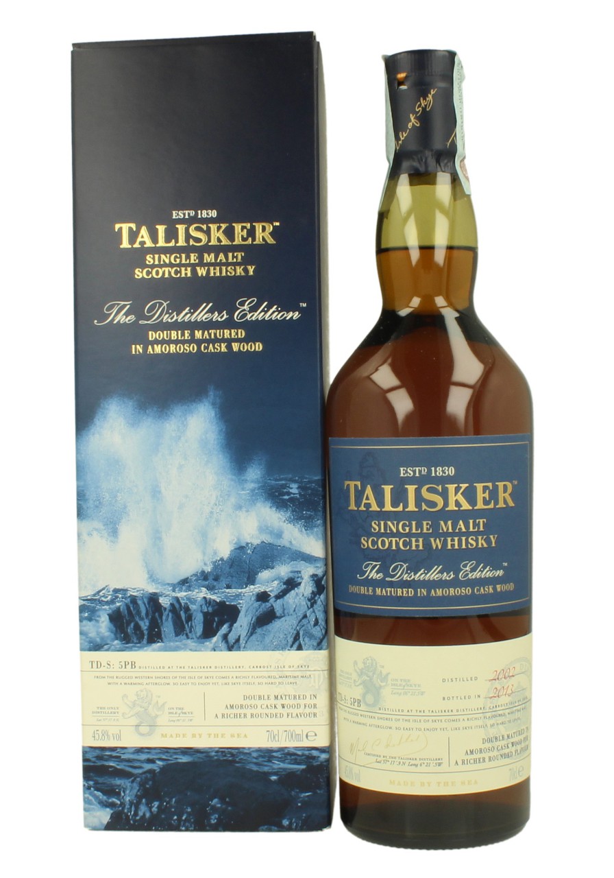 TALISKER 2002 2013 70cl 45.8% OB - Distillers Edition - Products ...