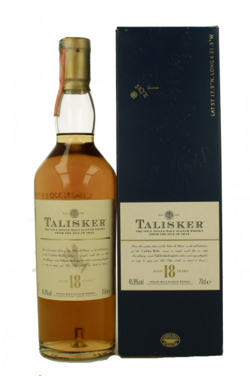 Talisker Island Scotch Whisky 18 Year Old Bot early 2000 70cl 45.8% OB-