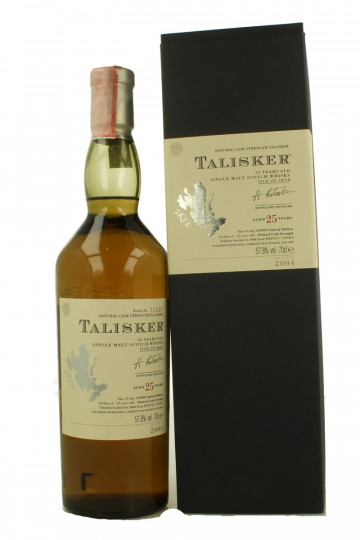 Talisker Island Scotch Whisky 25 Years Old Bottled 2004 70cl 57.8% OB- Limited Edition