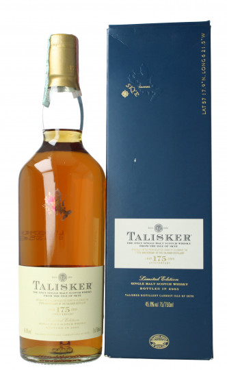 TALISKER  Island Scotch Whisky 70cl 45.8% OB-175 th Anniversary