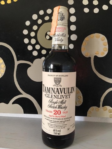 TAMNAVULIN 20yo BOTTLED IN THE  80'S 75cl 46% Moon Imp.