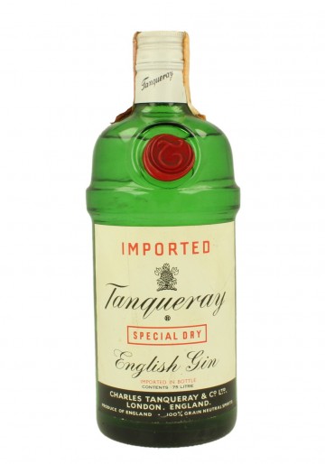 TANQUERAY SPECIAL DRY  75CL 43% OLD BOTTLED FROM THE 70'S 80S