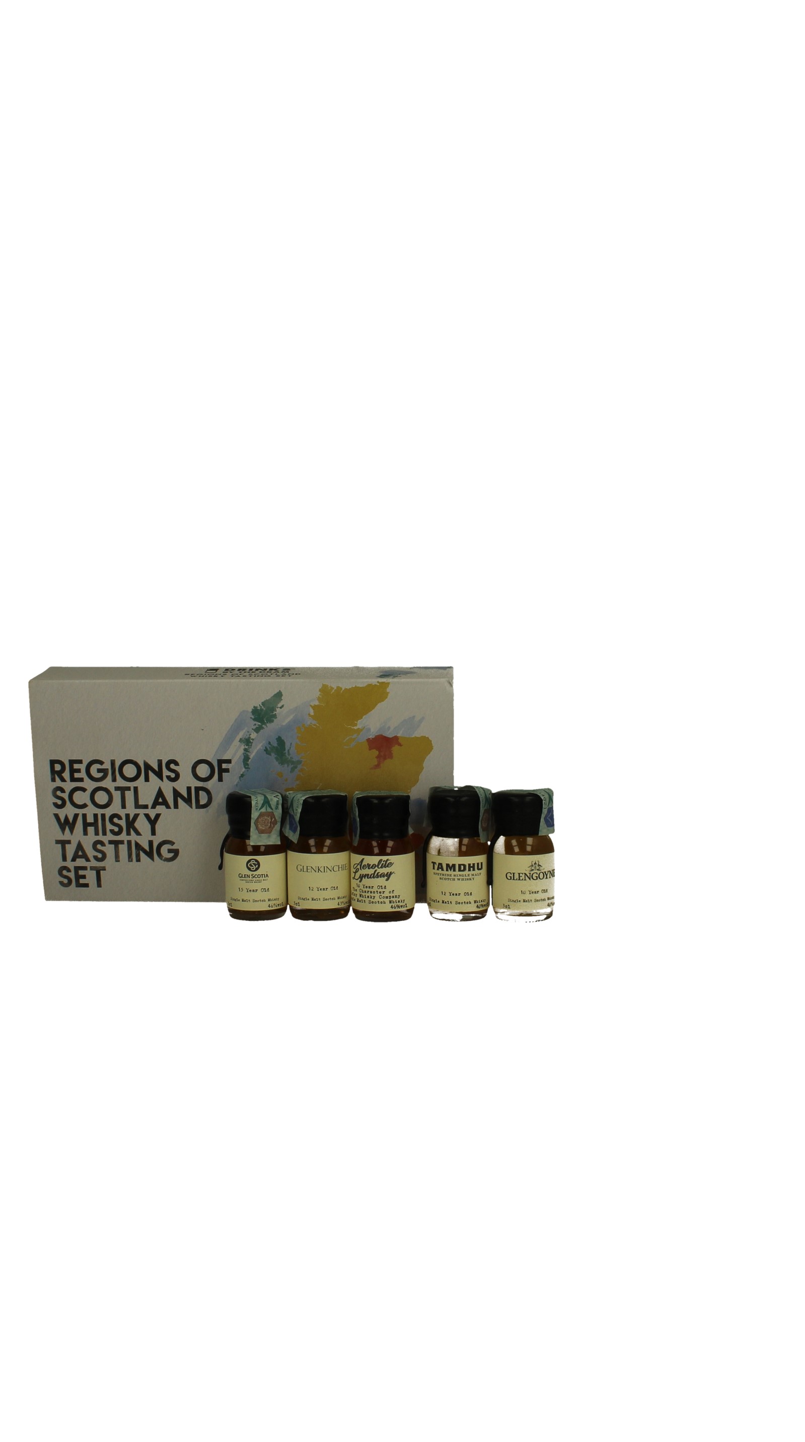 Tasting Set Whisky 5x3cl Regions Of Scotland Products Whisky