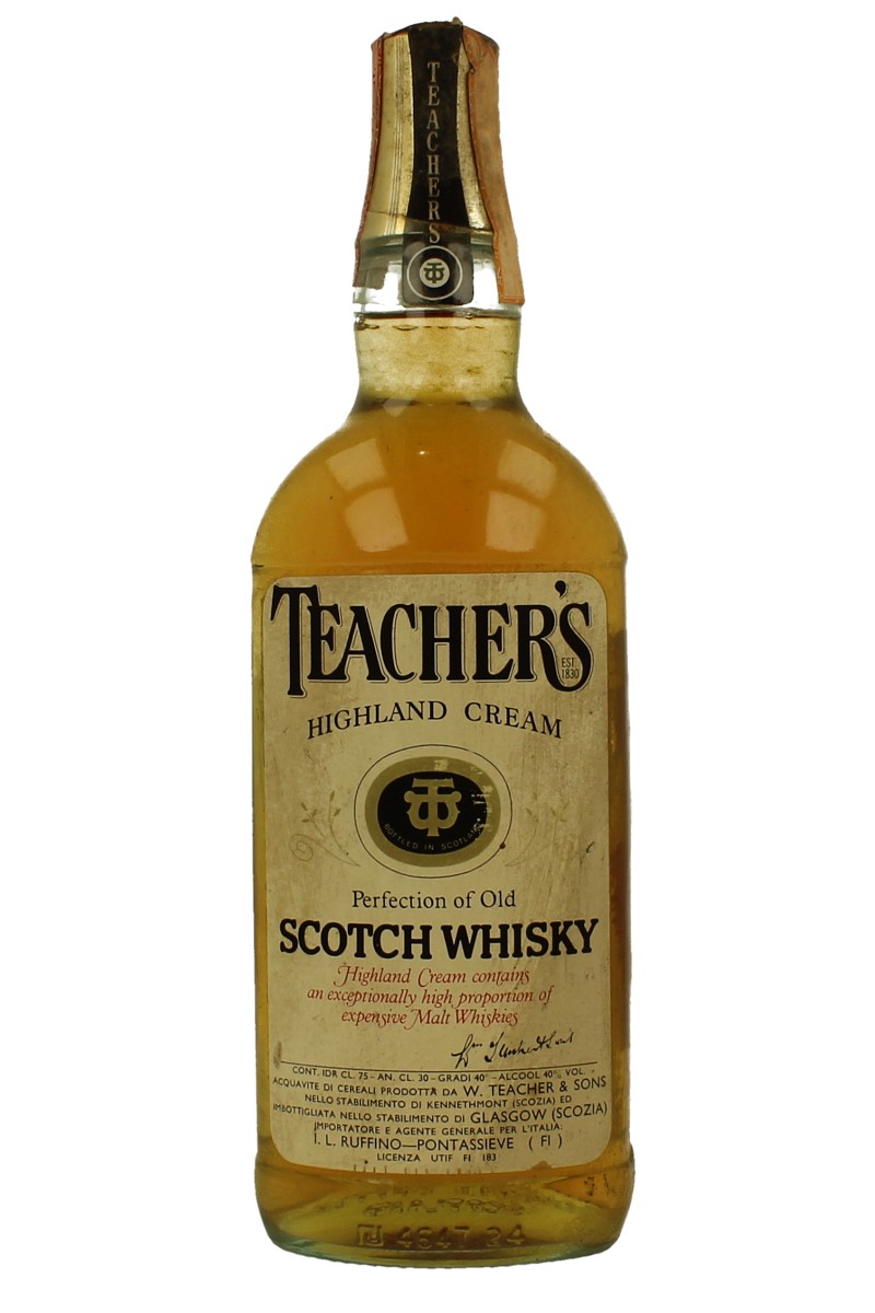 TEACHER'S Highland Cream Bot.70's 75cl 40% - Blended- with