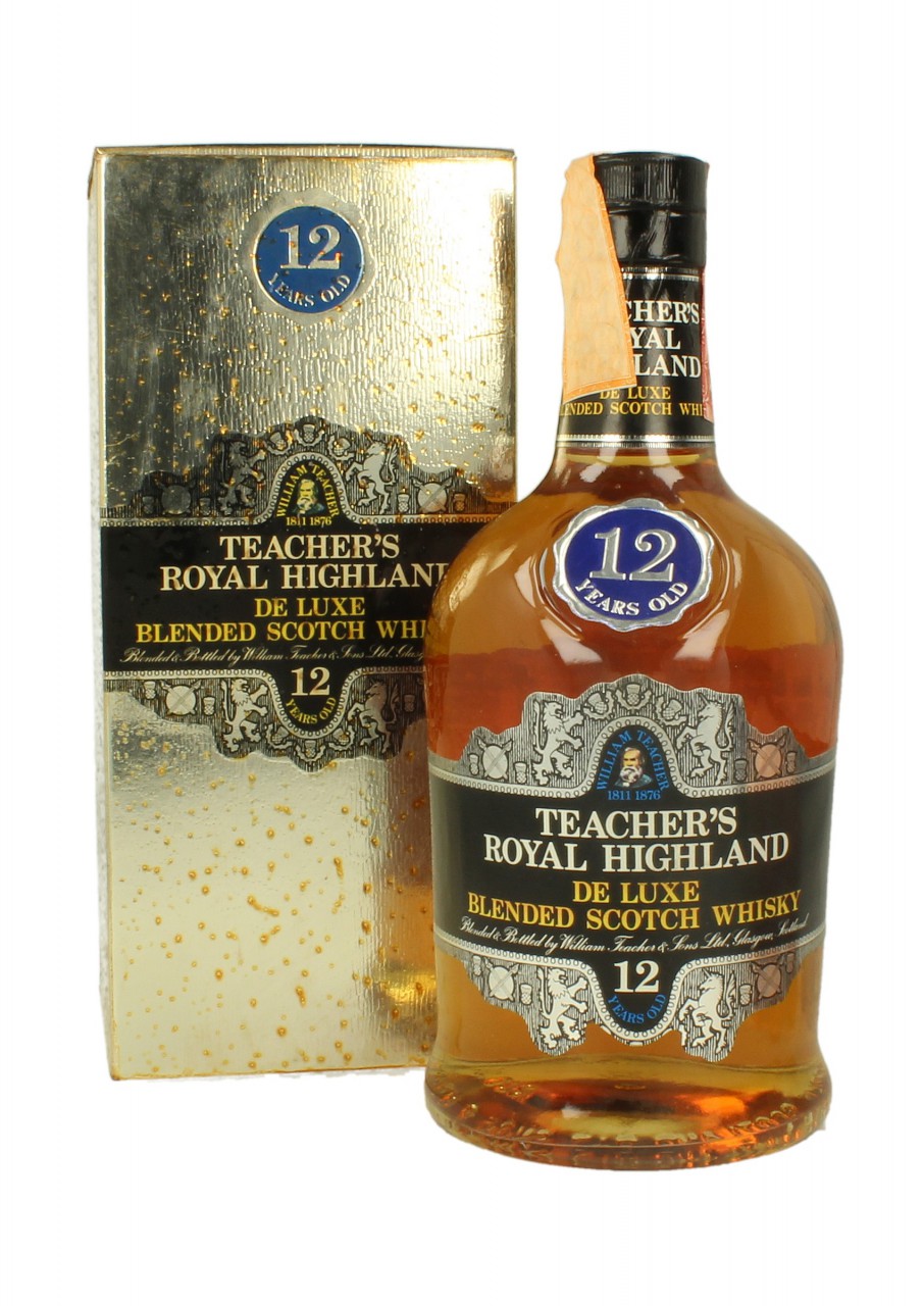 TEACHER'S Royal Highland 12yo Bot.80's 75cl 43% - Blended