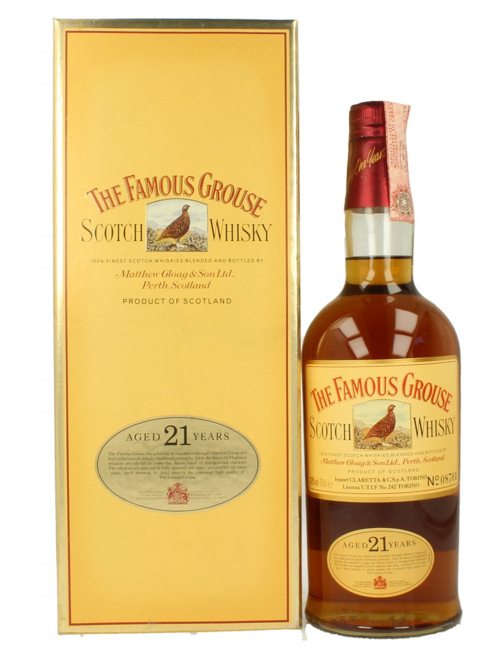 THE FAMOUS GROUSE 21 YO 70 CL 43 % - Products - Whisky Antique