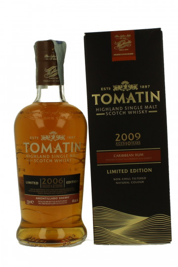 TOMATIN 10 Years Old 2009 70cl 46% OB-rum finish