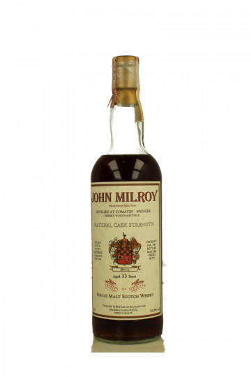 Tomatin Highland   Scotch whisky 33 Year Old 1967 2000 70cl 53.5% John Milroy -Single Butt