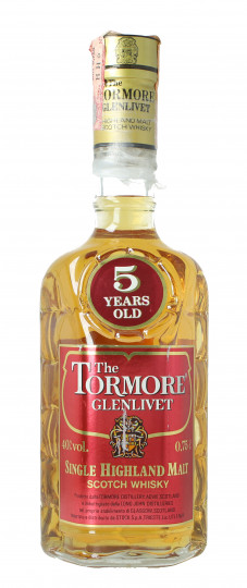 TORMORE Speyside Scotch Whisky 5 Year Old Bot in The 80's 75cl 40%