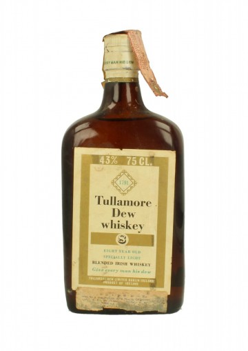 TULLAMORE DEW OLD IRISH WHISKY  75CL 43%   VERY RARE BOTTLE