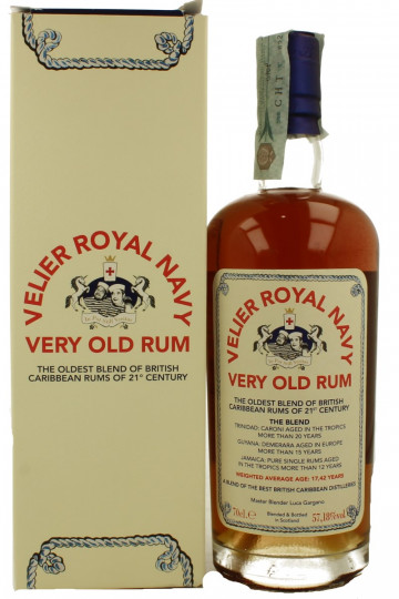 Velier Royal Navy Rum average age 18 Years old 70cl 57.18% OB-Velier 1st Edition