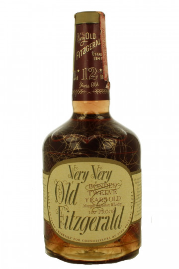 Very Old Fitzgerald Straight Bourbon Whiskey 12 Years old - Bot.70's-80's 75cl 100 US Proof OB-