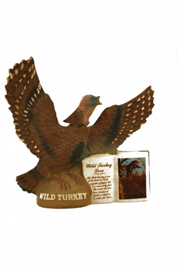 WILD TURKEY Kentucky Straight Bourbon Whiskey 75CL 43% OB- The Lore Decanter cork broken