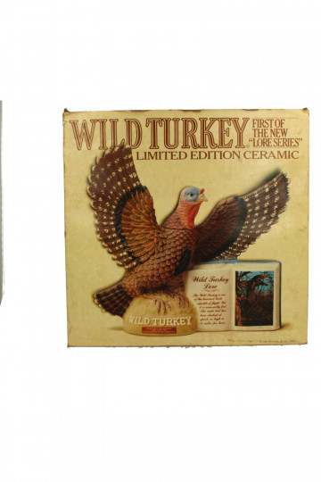 WILD TURKEY Kentucky Straight Bourbon Whiskey 75CL 43% OB- The Lore Decanter cork broken