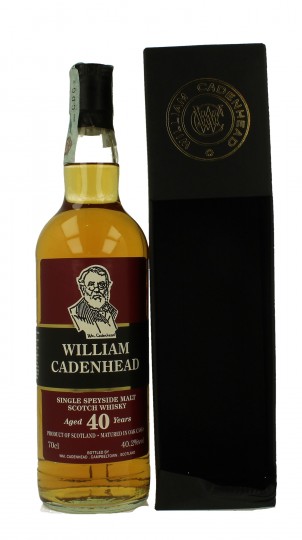 William Cadenhead Speyside malt 40 Years Old 70cl 40.2% Cadenhead's - Glenfarclas ???