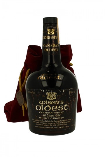 Wiser's  Oldest Canadian Whiskey 18yo 1964 75cl 40%