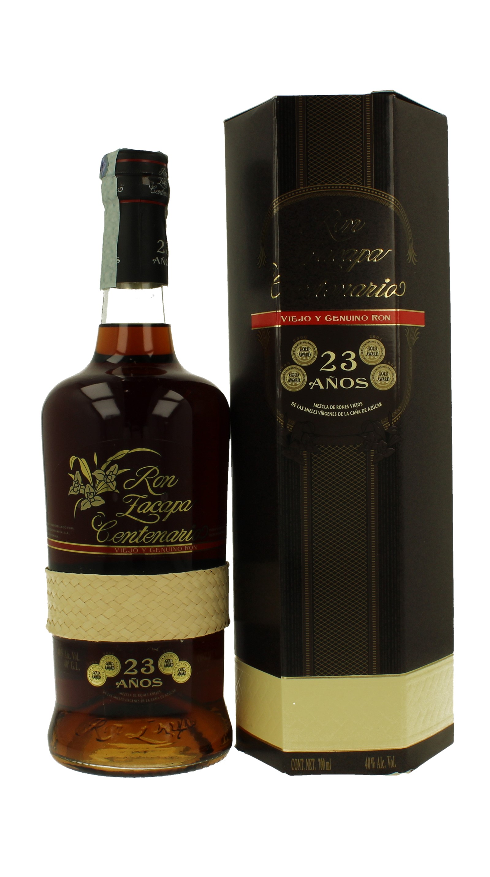 RON ZACAPA CENTENARIO 23yo 70cl 40% Guatemala-Centenario Etichetta Blanca  in palm leaf - Products - Whisky Antique, Whisky & Spirits